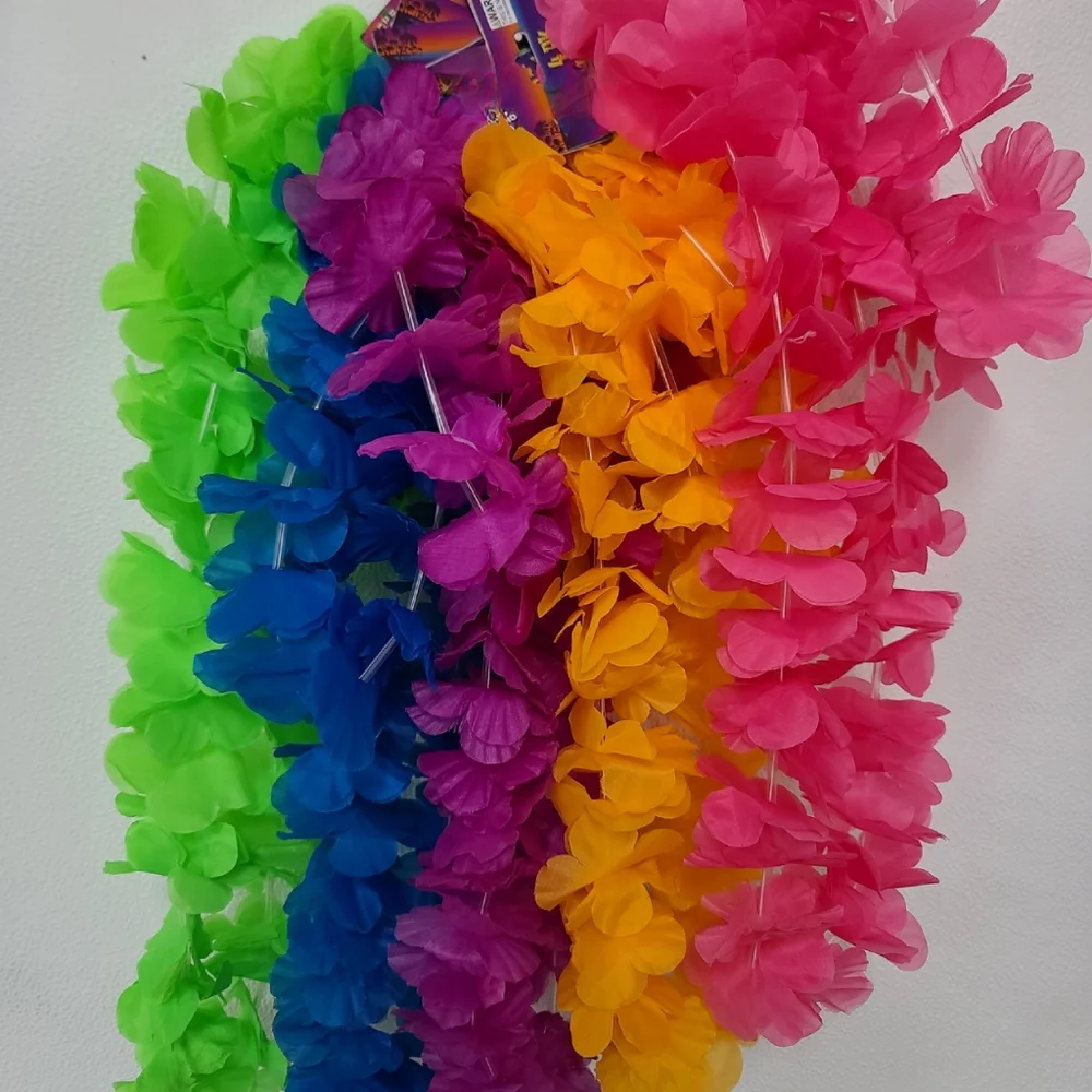 Luau Party Kit! Hula Skirts & Flower Necklaces!